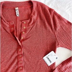 NWT Free People One Of The Girls Henley